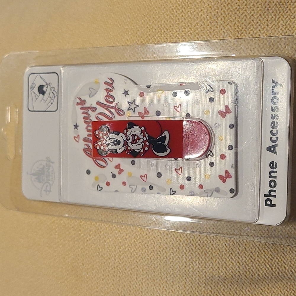 Disney phone accessory "Always be you" phone flipper